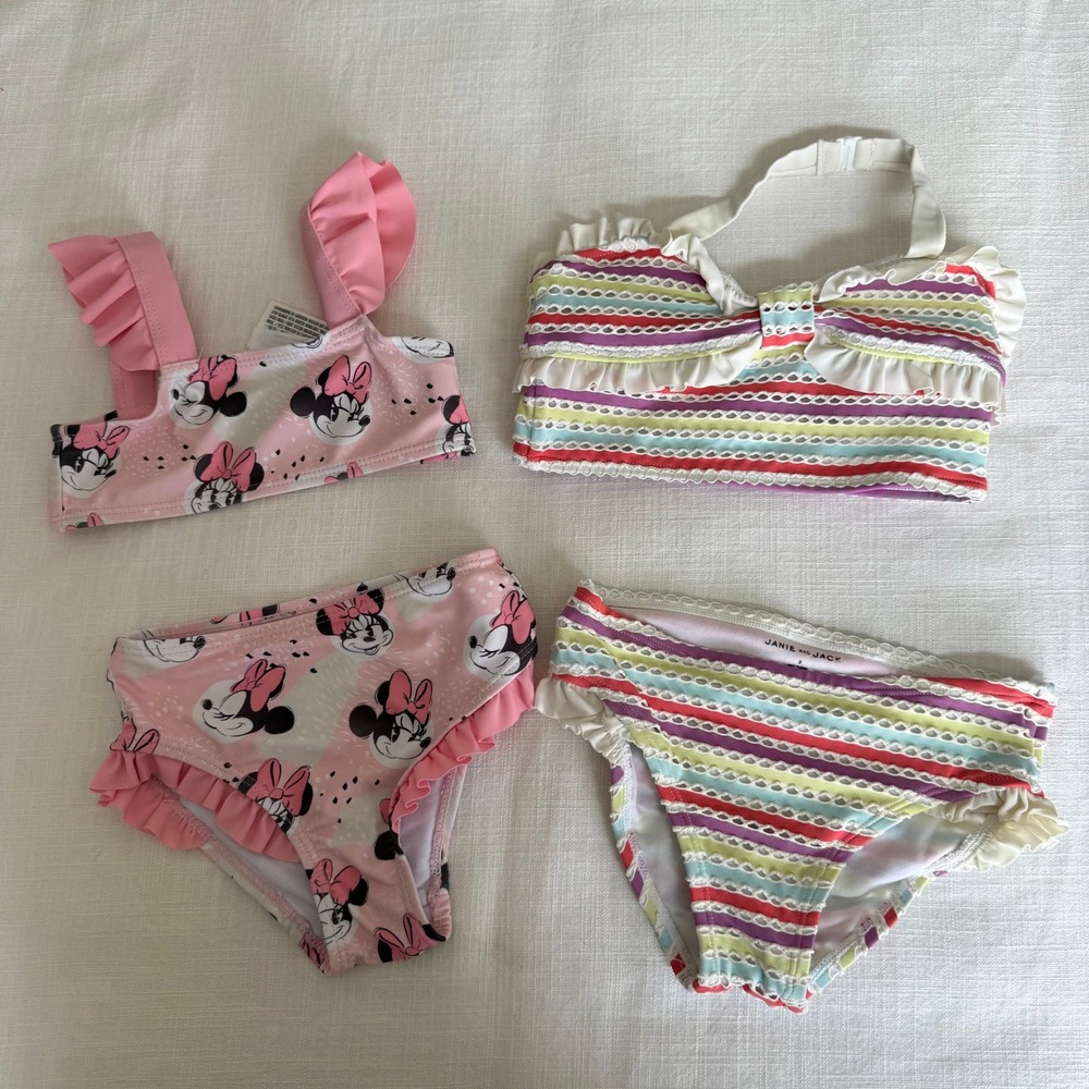 Girls Toddler Summer Clothes Lot 3T Janie and Jack H&M Disney 11pc Bundle - Picture 4 of 9